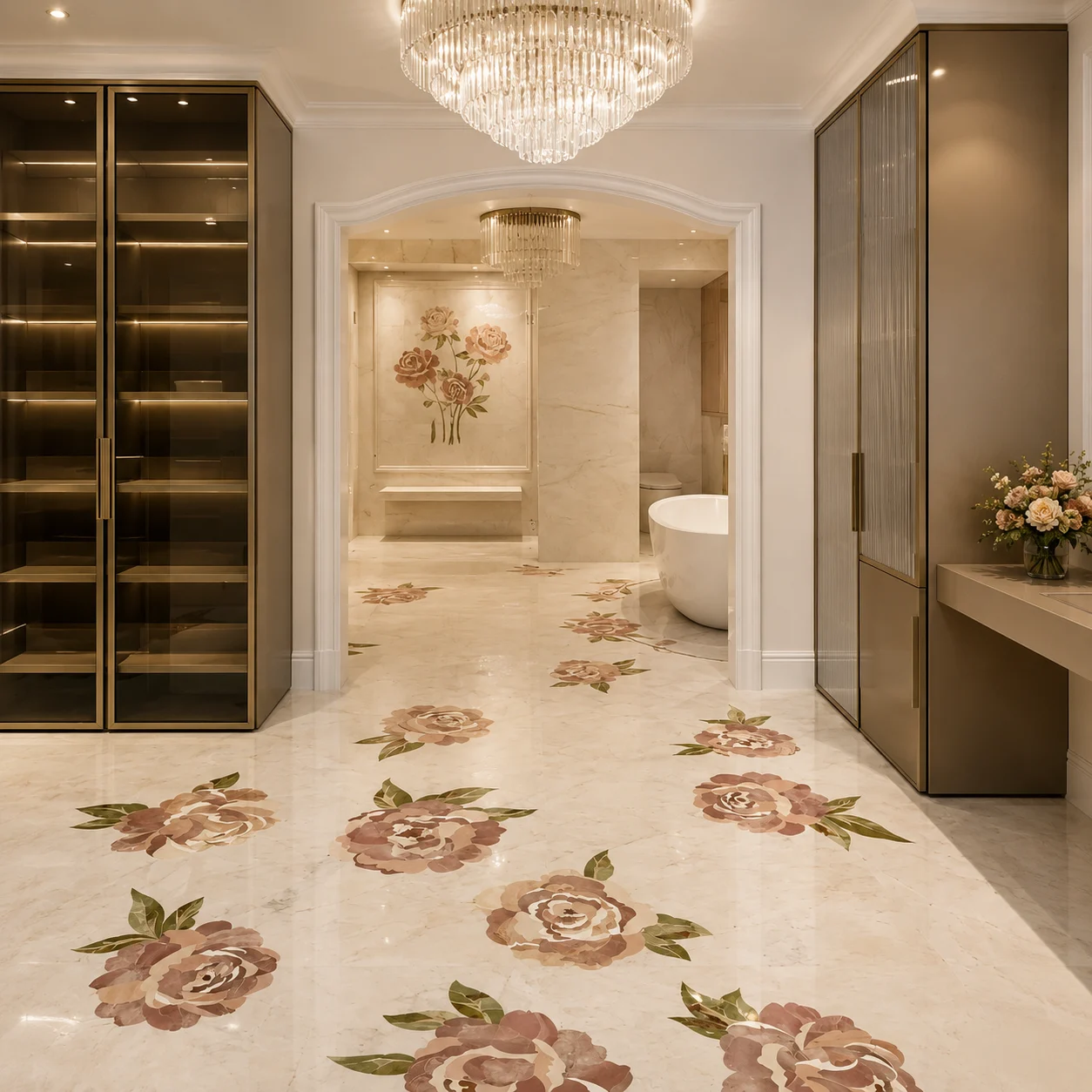 Bespoke Marble Floor Inlay